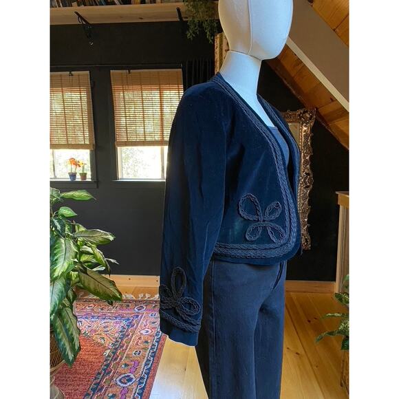 Vintage Jacket Bow Velvet - Picture 3 of 6